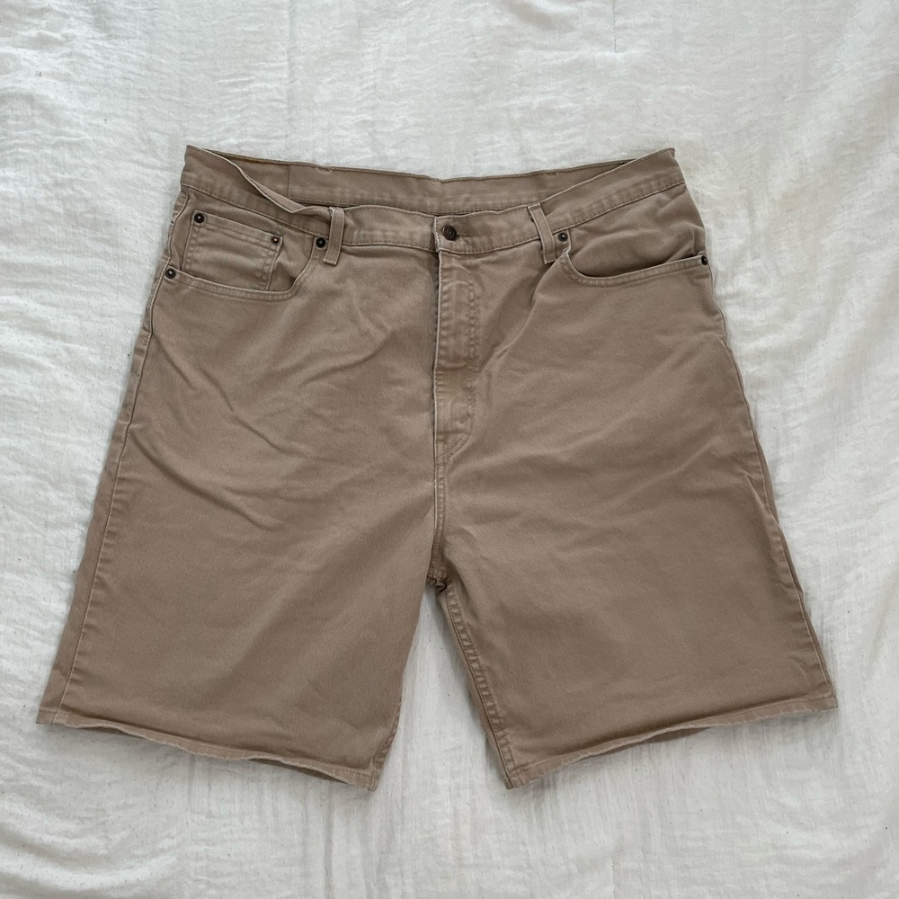 Levi's Khaki High Waisted Shorts